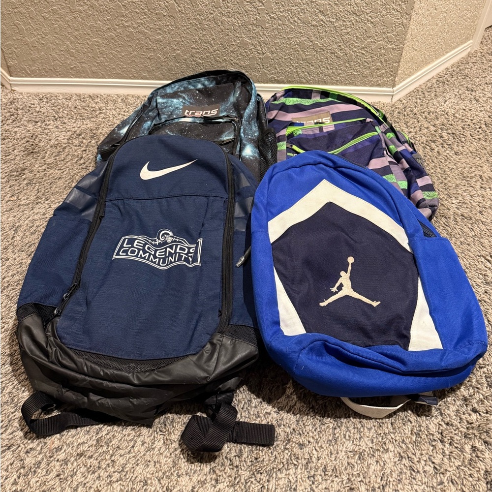 4pc Backpack Set